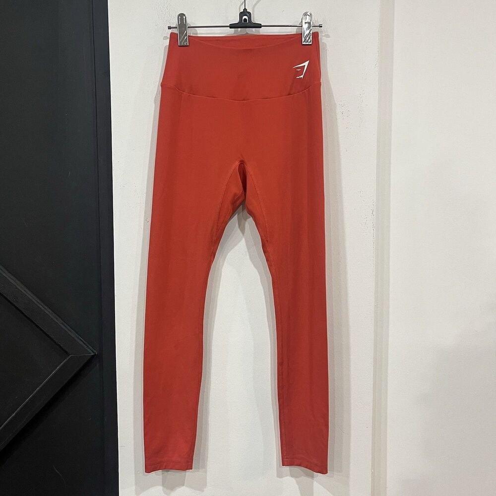 Red Gymshark Leggings Size Small Activewear Athletic